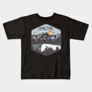 GRAND TETON NATIONAL PARK WYOMING Kids T-Shirt